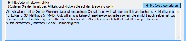 Kopiere den Text einer Predigt (biblische Analyse)