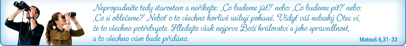 Hledejte Boží království ...