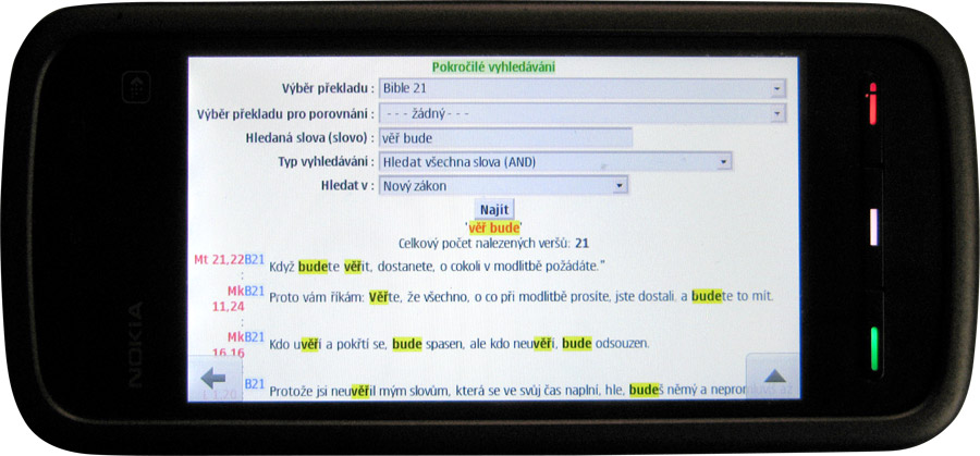Popis funkcí staré verze SOB včetně náhledů 294-39